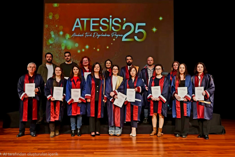 Hemşirelik Bölümü Akademisyenlerine ATESİS’25 Ödül Töreni’nde "Akademik Teşvik Belgesi" VErildi