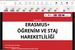 "Erasmus Bilgilendirme Toplantısı"
